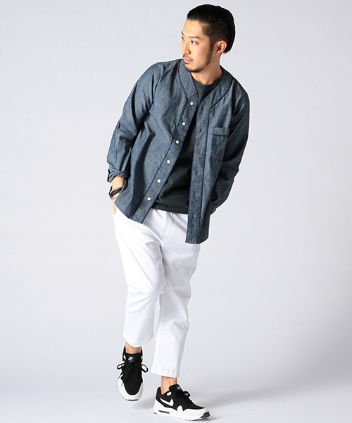 BEAMS（ビームス）の「BEAMS / ストレッチテーパード 7/10 チノ（その他パンツ・メンズ・ホワイト/ブラック/ベージュ/ネイビー・SMALL/MEDIUM/LARGE/X-LARGE）」の12枚目の写真