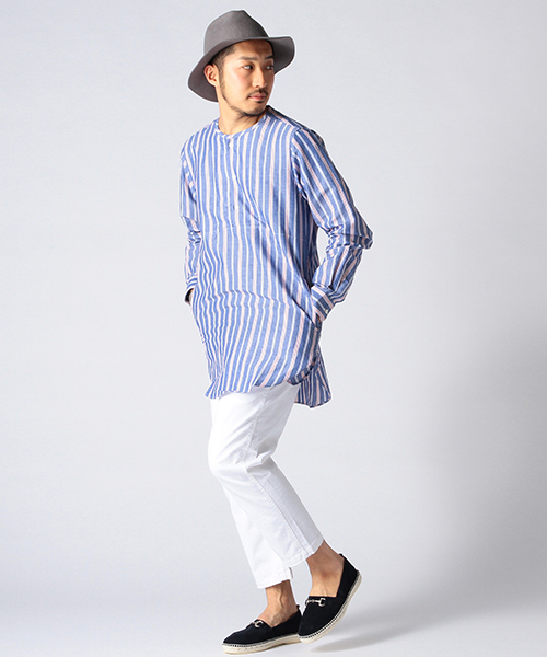 BEAMS（ビームス）の「BEAMS / ストレッチテーパード 7/10 チノ（その他パンツ・メンズ・ホワイト/ブラック/ベージュ/ネイビー・SMALL/MEDIUM/LARGE/X-LARGE）」の6枚目の写真