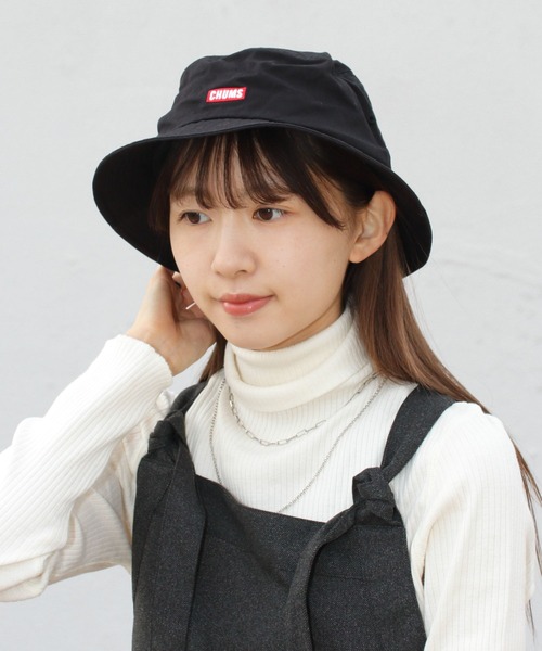 CHUMS（チャムス）の「CHUMS/チャムス　バケットハット　BUCKET HAT（ハット・メンズ・ブラック/サンドベージュ/グレー・FREE）」の2枚目の写真