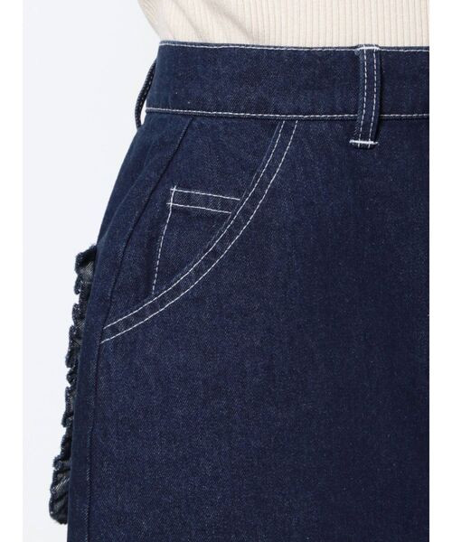 merry jenny（メリージェニー）の「デニムフリルポケットミニスカート（スカート・レディース・ブラック/インディゴブルー・FREE）」の14枚目の写真