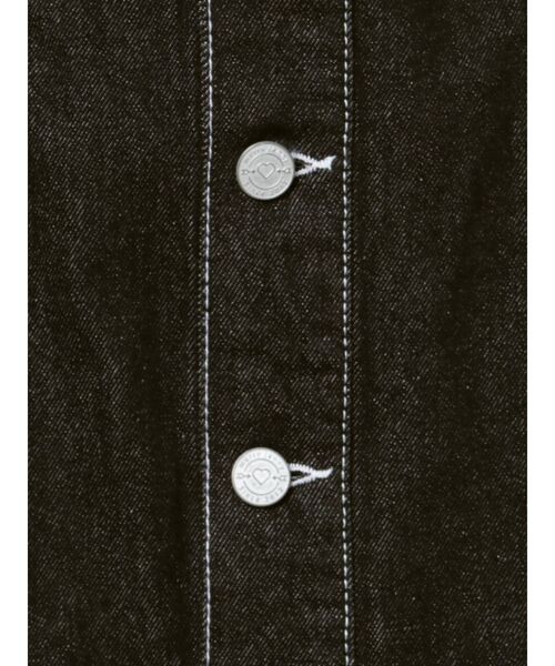 merry jenny（メリージェニー）の「デニムフリルポケットミニスカート（スカート・レディース・ブラック/インディゴブルー・FREE）」の22枚目の写真