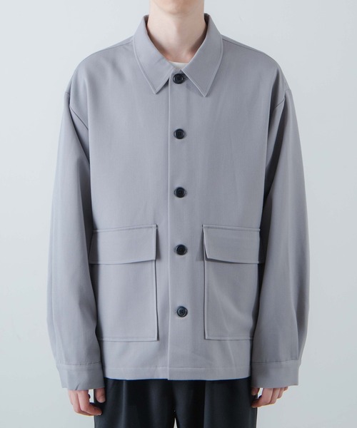 WEGO（ウィゴー）の「WEGO/ルーズフラップジャケット（カバーオール・メンズ・ブラック/グレー・MEDIUM/LARGE）」の15枚目の写真