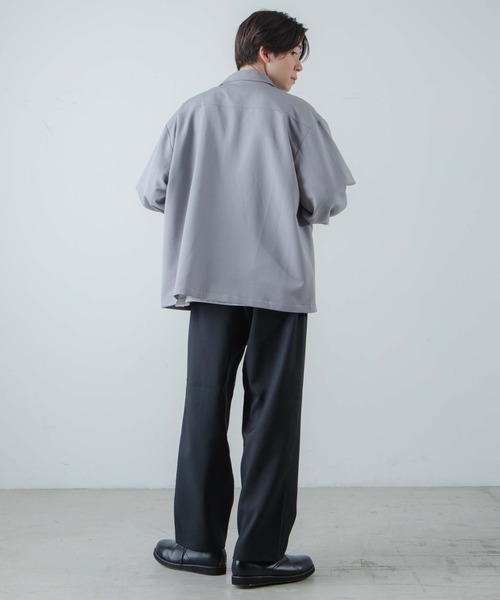 WEGO（ウィゴー）の「WEGO/ルーズフラップジャケット（カバーオール・メンズ・ブラック/グレー・MEDIUM/LARGE）」の12枚目の写真