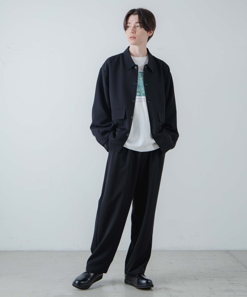 WEGO（ウィゴー）の「WEGO/ルーズフラップジャケット（カバーオール・メンズ・ブラック/グレー・MEDIUM/LARGE）」の7枚目の写真