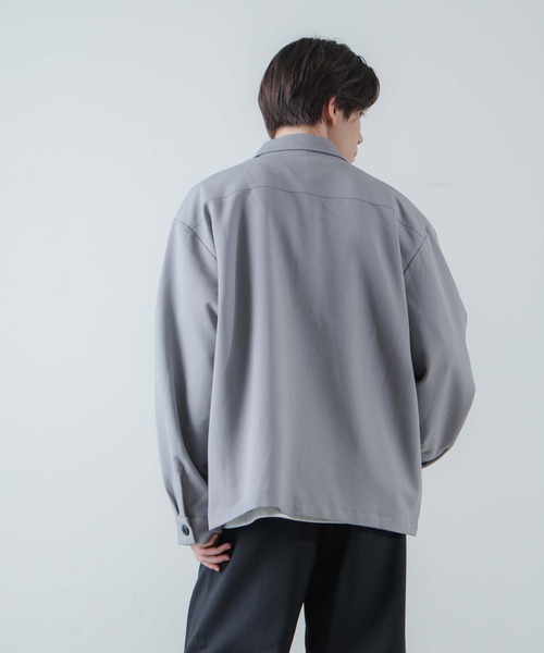 WEGO（ウィゴー）の「WEGO/ルーズフラップジャケット（カバーオール・メンズ・ブラック/グレー・MEDIUM/LARGE）」の14枚目の写真