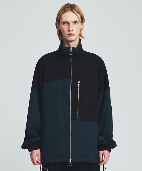 ANEI（アーネイ）の「ZIPUP TRACKTOP 2-TONE / AN0222_S1306（ブルゾン