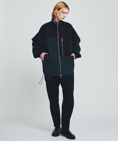 ANEI（アーネイ）の「ZIPUP TRACKTOP 2-TONE / AN0222_S1306（ブルゾン