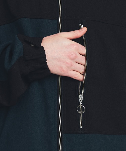 ANEI（アーネイ）の「ZIPUP TRACKTOP 2-TONE / AN0222_S1306（ブルゾン