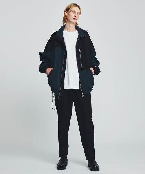 ANEI（アーネイ）の「ZIPUP TRACKTOP 2-TONE / AN0222_S1306（ブルゾン