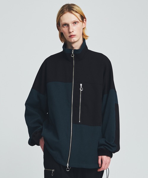 ANEI（アーネイ）の「ZIPUP TRACKTOP 2-TONE / AN0222_S1306（ブルゾン
