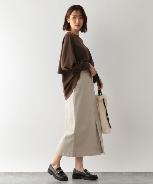 GLOBAL WORK(グローバルワーク)の「バックシャンブラウスパンツセット/MATINEE LINE/126257(ワンピース・レディース・ブラック/ネイビー/ブラウン系その他6・MEDIUM/LARGE)」の8枚目の写真