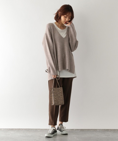 GLOBAL WORK(グローバルワーク)の「バックシャンブラウスパンツセット/MATINEE LINE/126257(ワンピース・レディース・ブラック/ネイビー/ブラウン系その他6・MEDIUM/LARGE)」の10枚目の写真