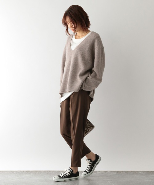 GLOBAL WORK(グローバルワーク)の「バックシャンブラウスパンツセット/MATINEE LINE/126257(ワンピース・レディース・ブラック/ネイビー/ブラウン系その他6・MEDIUM/LARGE)」の11枚目の写真
