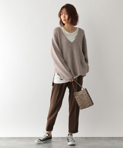 GLOBAL WORK(グローバルワーク)の「バックシャンブラウスパンツセット/MATINEE LINE/126257(ワンピース・レディース・ブラック/ネイビー/ブラウン系その他6・MEDIUM/LARGE)」の12枚目の写真