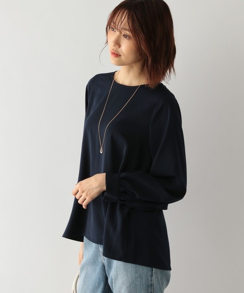 GLOBAL WORK(グローバルワーク)の「バックシャンブラウスパンツセット/MATINEE LINE/126257(ワンピース・レディース・ブラック/ネイビー/ブラウン系その他6・MEDIUM/LARGE)」の21枚目の写真