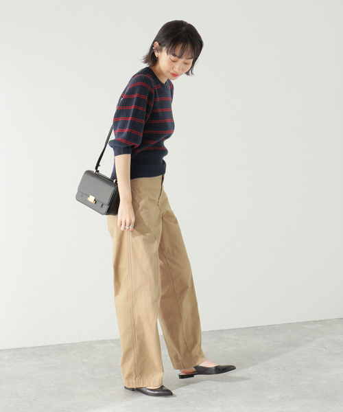 Spick & Span（スピックアンドスパン）の「ボーダーパフスリーブ