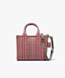 THE MONOGRAM LEATHER CROSSBODY MINI TOTE BAG/ザ モノグラム レザー クロスボディ ミニ トートバッグ