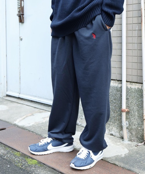 U.S. POLO ASSN.(ユーエスポロアッスン)の「U.S. POLO ASSN. / ユーエスポロアッスン 別注 コラボ 裏毛 スウェットパンツ(スウェットパンツ・メンズ・ネイビー/ブラック/グレー・MEDIUM/LARGE)」の19枚目の写真