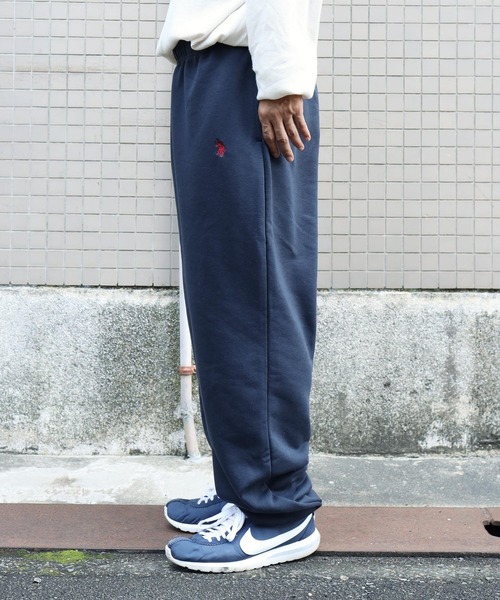 U.S. POLO ASSN.(ユーエスポロアッスン)の「U.S. POLO ASSN. / ユーエスポロアッスン 別注 コラボ 裏毛 スウェットパンツ(スウェットパンツ・メンズ・ネイビー/ブラック/グレー・MEDIUM/LARGE)」の15枚目の写真