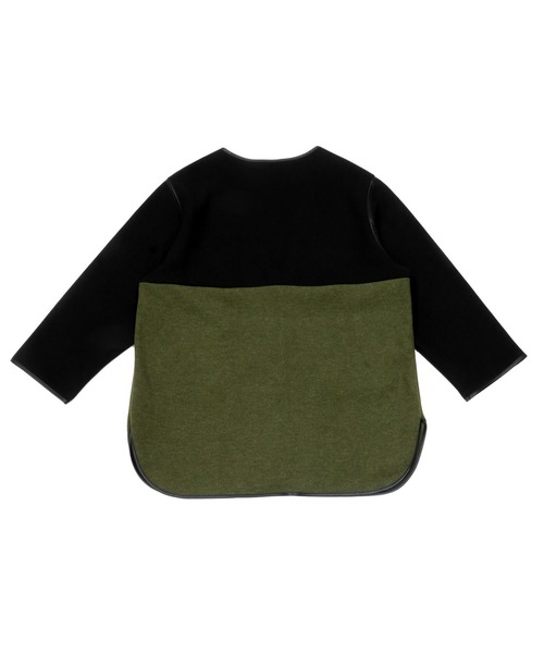 大人気完売品☆Cen. パイピングコート☆ノーカラージャケット☆ブラック☆日本製 大人気完売品☆Cen. パイピングコート☆ノーカラージャケット