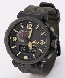 PRO TREK（プロトレック）の「CASIO/カシオ PRW-6630NA-1A3JR/PRW-6600 Series/NANGA（アナログ腕時計・メンズ）」