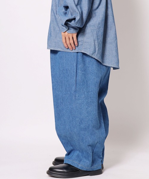 LONELY/論理（ロンリー）の「LONELY(論理)/ロンリー BONTAN BAGGY DENIM PANTS デニムパンツ（デニムパンツ・メンズ・ブルー・M/L）」の2枚目の写真