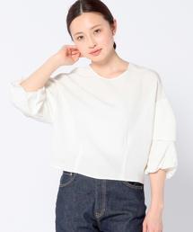 Another Edition | タックスリーブブラウス/ AEBC TUCK SLV BLUS(シャツ/ブラウス)