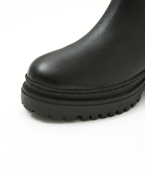 Au BANNISTER（オゥバニスター）の「【販売店舗限定】トラックソールサイドゴアブーツ（ブーツ・レディース・ブラック/カーキ・38/37/39/36/35）」の6枚目の写真