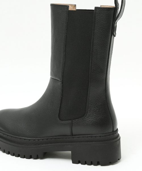 Au BANNISTER（オゥバニスター）の「【販売店舗限定】トラックソールサイドゴアブーツ（ブーツ・レディース・ブラック/カーキ・38/37/39/36/35）」の10枚目の写真