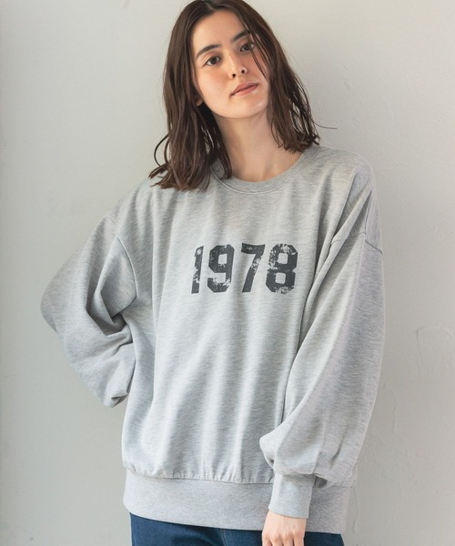 LEPSIM（レプシィム）の「アソートロゴスウェット　165194（スウェット・レディース・レッド/オフホワイト/ライトグレー/ダークネイビー・FREE）」の14枚目の写真