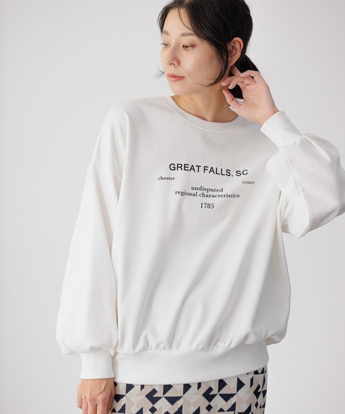 LEPSIM（レプシィム）の「アソートロゴスウェット　165194（スウェット・レディース・レッド/オフホワイト/ライトグレー/ダークネイビー・FREE）」の8枚目の写真