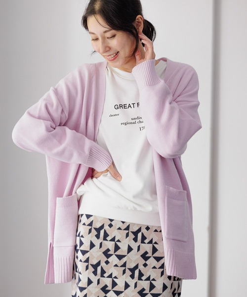 LEPSIM（レプシィム）の「アソートロゴスウェット　165194（スウェット・レディース・レッド/オフホワイト/ライトグレー/ダークネイビー・FREE）」の9枚目の写真