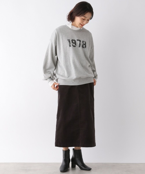 LEPSIM（レプシィム）の「アソートロゴスウェット　165194（スウェット・レディース・レッド/オフホワイト/ライトグレー/ダークネイビー・FREE）」の18枚目の写真