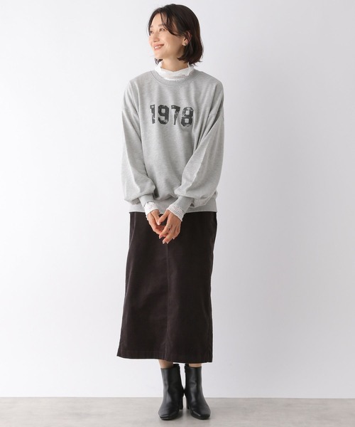 LEPSIM（レプシィム）の「アソートロゴスウェット　165194（スウェット・レディース・レッド/オフホワイト/ライトグレー/ダークネイビー・FREE）」の19枚目の写真