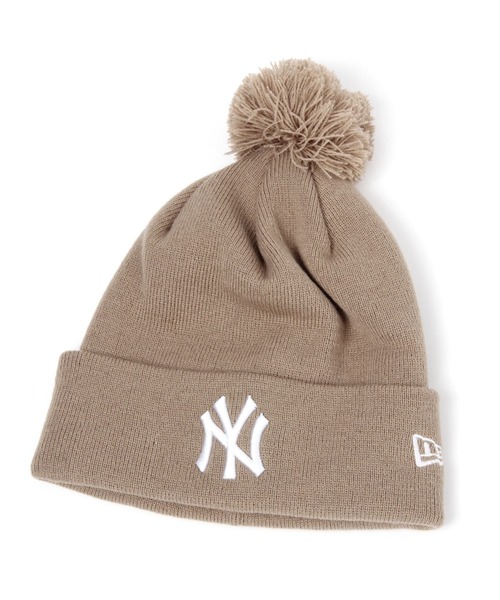 BAYFLOW（ベイフロー）の「【NEW ERA(ニューエラ)】別注NYポンポンニット（ニットキャップ/ビーニー・レディース・ベージュ/ブラック/クリアブルー・FREE）」の12枚目の写真