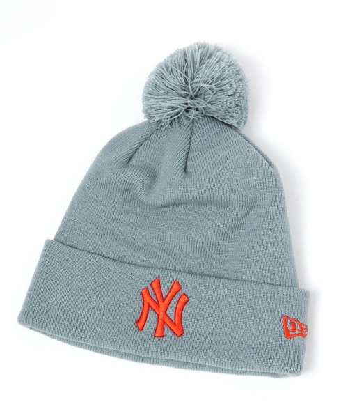BAYFLOW（ベイフロー）の「【NEW ERA(ニューエラ)】別注NYポンポンニット（ニットキャップ/ビーニー・レディース・ベージュ/ブラック/クリアブルー・FREE）」の13枚目の写真