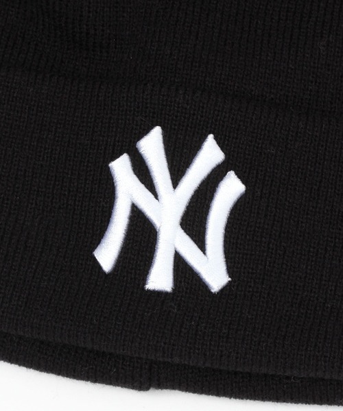 BAYFLOW（ベイフロー）の「【NEW ERA(ニューエラ)】別注NYポンポンニット（ニットキャップ/ビーニー・レディース・ベージュ/ブラック/クリアブルー・FREE）」の4枚目の写真