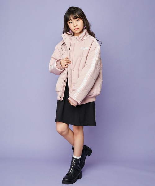 SISTER JENNI(SISTER JENNI)の「袖ラインフード付き中綿コート(その他アウター・キッズ・ブラック/サックスブルー/ピンク・130cm/140cm/150cm/160cm)」の14枚目の写真