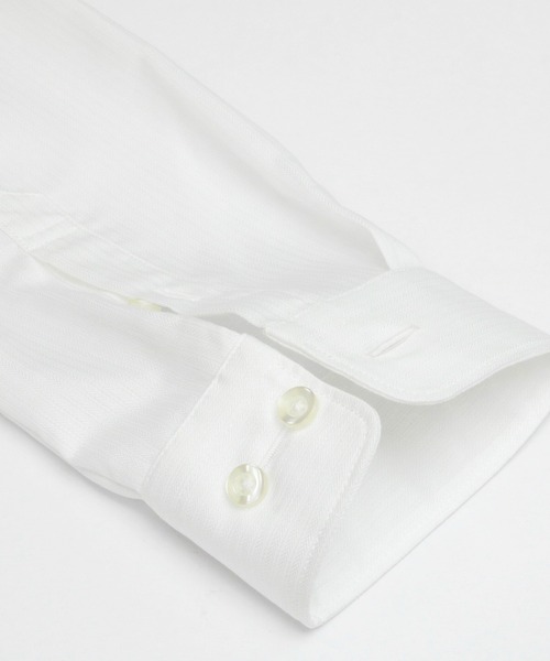 TOKYO SHIRTS(トウキョウシャツ)の「形態安定ノーアイロン ワイド衿 長袖ビジネスワイシャツ(ビジネスシャツ・レディース・ホワイト・LL/S/M/L/XL)」の2枚目の写真