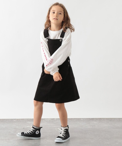 GLOBAL WORK（グローバルワーク）の「ソフトコーデュロイジャンスカ/295011（ジャンパースカート・キッズ・ライトブルー/ブラック/アイボリー・130cm/160cm/120cm/100cm/140cm/110cm/150cm）」の6枚目の写真