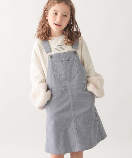 GLOBAL WORK（グローバルワーク）の「ソフトコーデュロイジャンスカ/295011（ジャンパースカート・キッズ・ライトブルー/ブラック/アイボリー・130cm/160cm/120cm/100cm/140cm/110cm/150cm）」の15枚目の写真