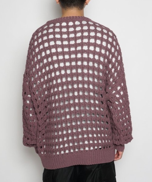 乱痴気（ランチキ）の「CROCHET SWEATER（ニット/セーター）」 - WEAR