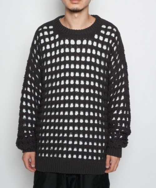 乱痴気（ランチキ）の「CROCHET SWEATER（ニット/セーター）」 - WEAR