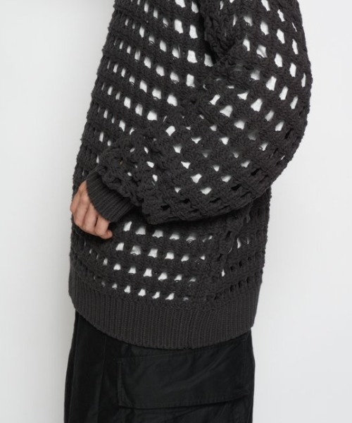乱痴気（ランチキ）の「CROCHET SWEATER（ニット/セーター）」 - WEAR