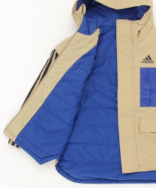 adidas(アディダス)の「アディダス adidas YKアウトドアテイストジャケット(ナイロンジャケット・キッズ・ブラック/ベージュ・140cm/120cm/160cm/130cm/150cm)」の4枚目の写真