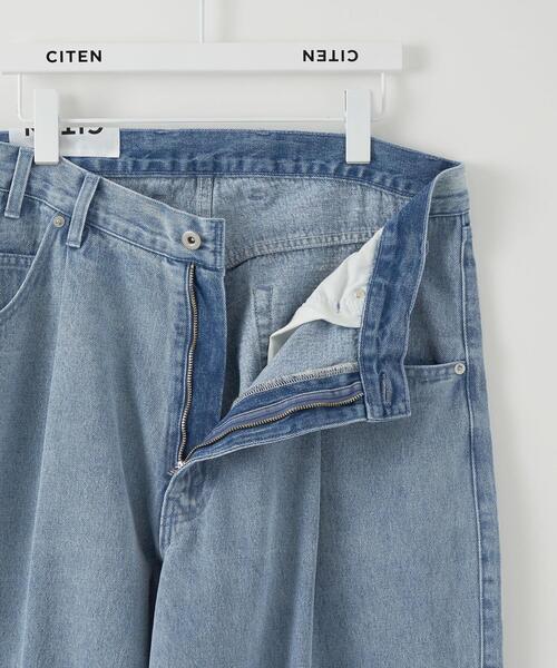 CITEN（シテン）の「＜CITEN＞エクストラワイドレッグ ジーンズ（デニムパンツ・メンズ・コバルトブルー/ブラック・M/L）」の14枚目の写真