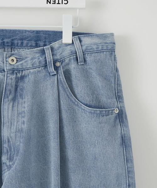 CITEN（シテン）の「＜CITEN＞エクストラワイドレッグ ジーンズ（デニムパンツ・メンズ・コバルトブルー/ブラック・M/L）」の15枚目の写真