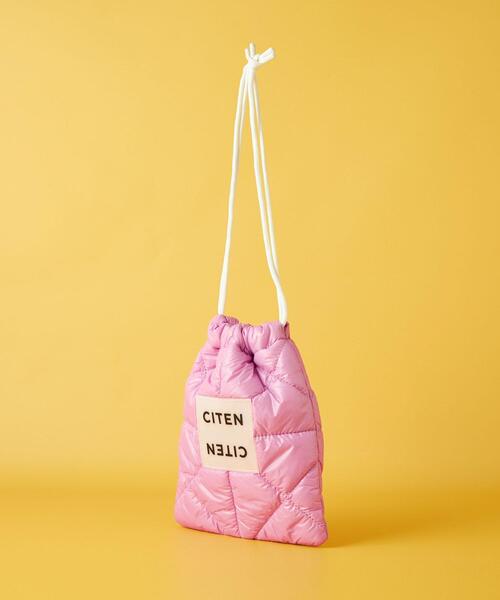 CITEN（シテン）の「＜CITEN＞パデッド キンチャクバッグ（ハンドバッグ・レディース・ロイヤルブルー/ピンク/ホワイト/ブラック/シルバー・FREE）」の15枚目の写真