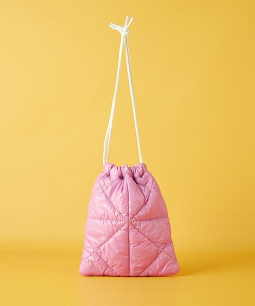 CITEN（シテン）の「＜CITEN＞パデッド キンチャクバッグ（ハンドバッグ・レディース・ロイヤルブルー/ピンク/ホワイト/ブラック/シルバー・FREE）」の14枚目の写真