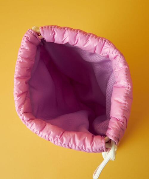 CITEN（シテン）の「＜CITEN＞パデッド キンチャクバッグ（ハンドバッグ・レディース・ロイヤルブルー/ピンク/ホワイト/ブラック/シルバー・FREE）」の12枚目の写真